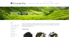 Desktop Screenshot of culinaryteas.com
